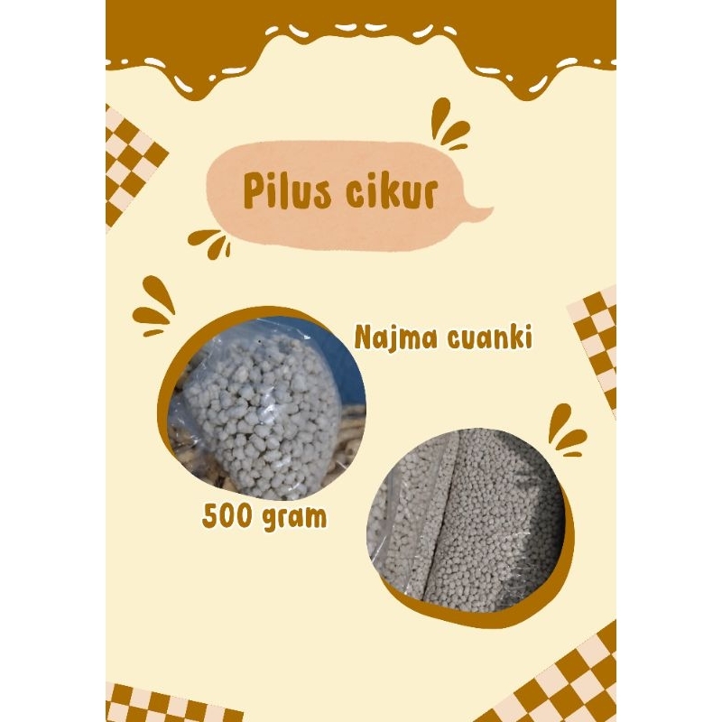 

pilus cikur/cikruk renyah isi 500 gram