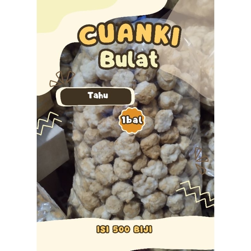 

cuanki tahu bulat isi 500 biji