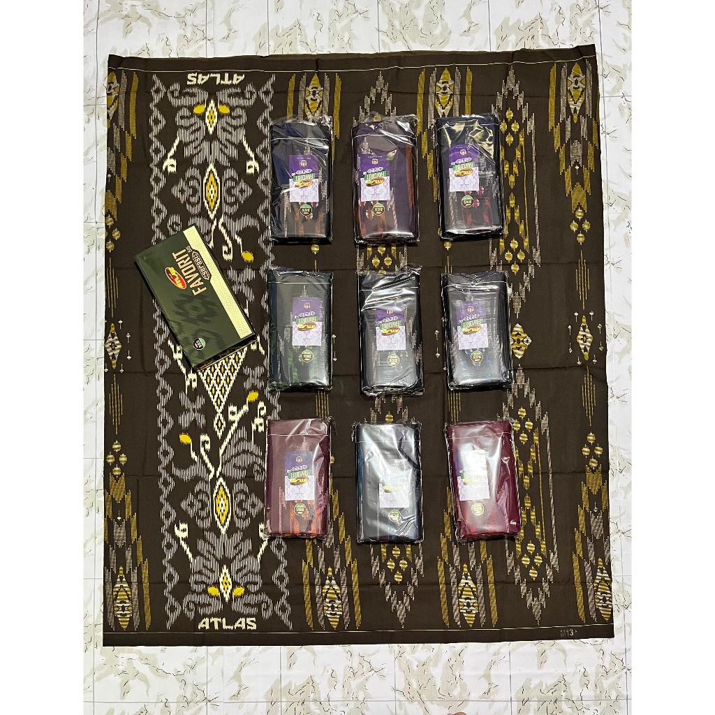 Sarung Atlas Favorit Serasi 510 Motif Kembang Kodian Grosir 1 Dus