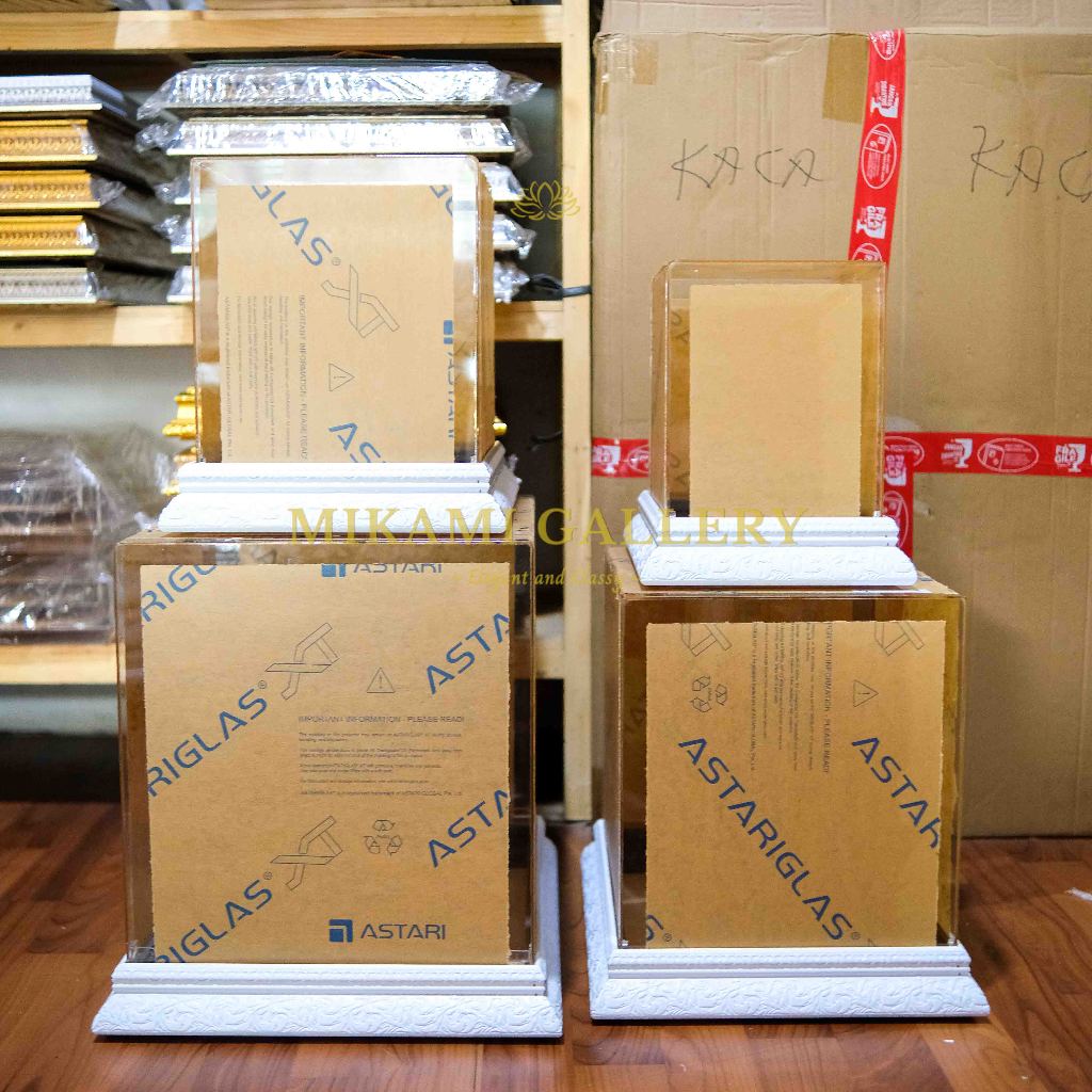 Kotak Hantaran Akrilik Seserahan Fiber 6 cm Single/ Hantaran Akrilik Seserahan