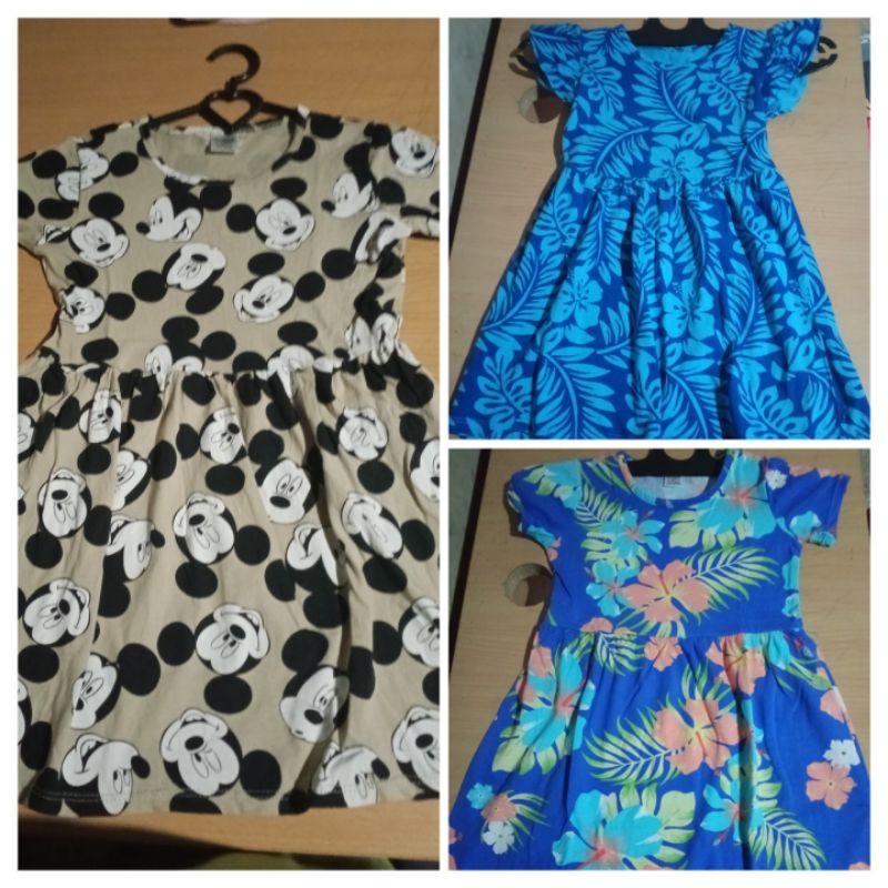 Dress anak premium 3-4 & 4-5 tahun Kaos katun Zad kids