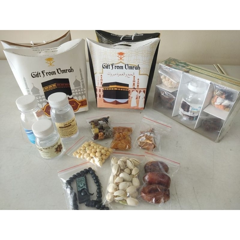 

10 PCS PAKET OLEH OLEH HAJI DAN UMRAH PRODUK BERKUALITAS
