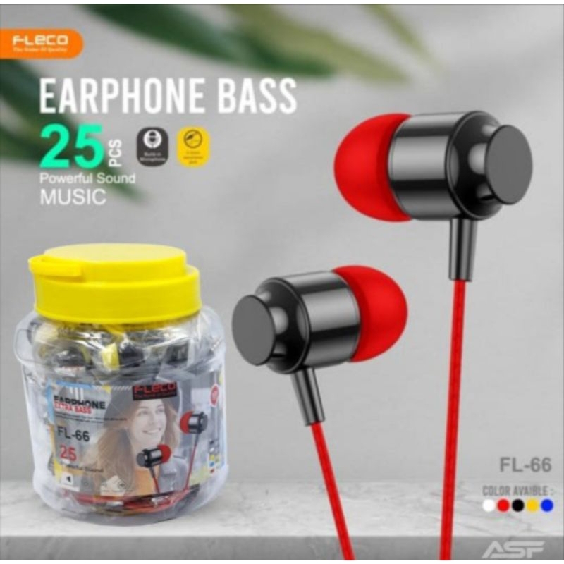 Headset Fleco FL-66 (1Toples Isi 15Pcs)