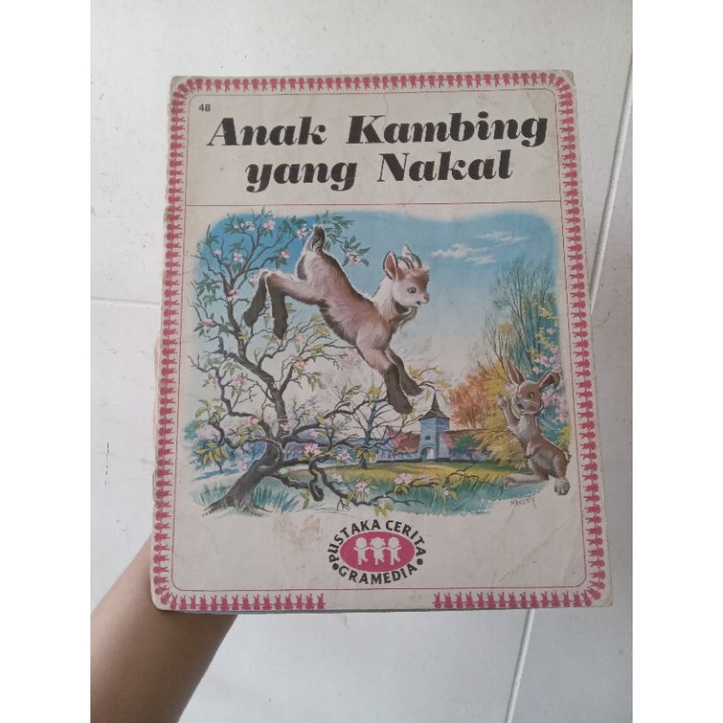 Buku Vintage Anak Kambing yang Nakal Pustaka Cerita Gramedia