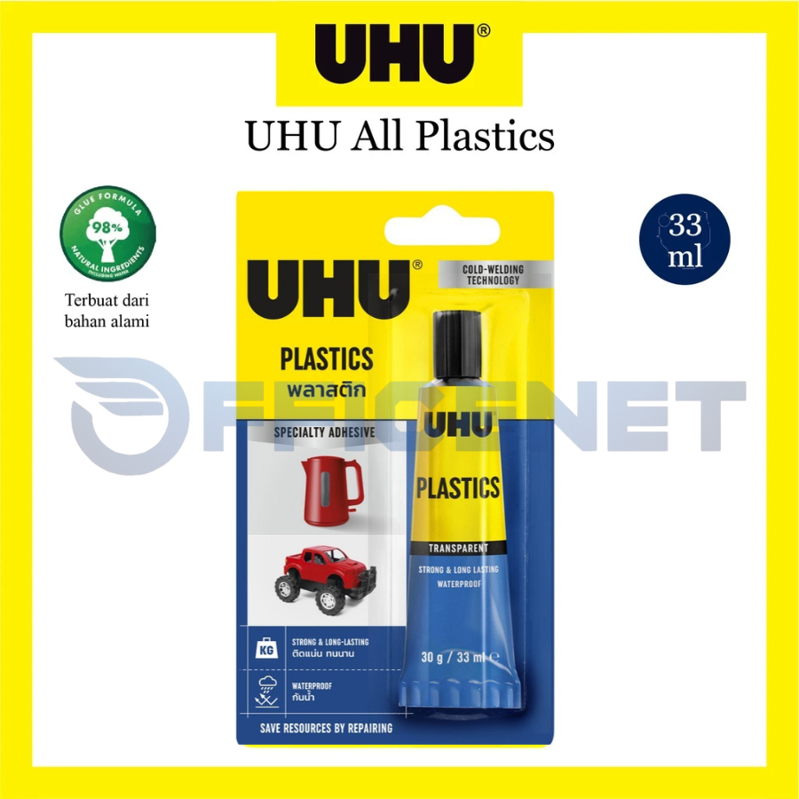 

LEM UHU ALL PLASTICS 33ML UHU LEM PLASTIK