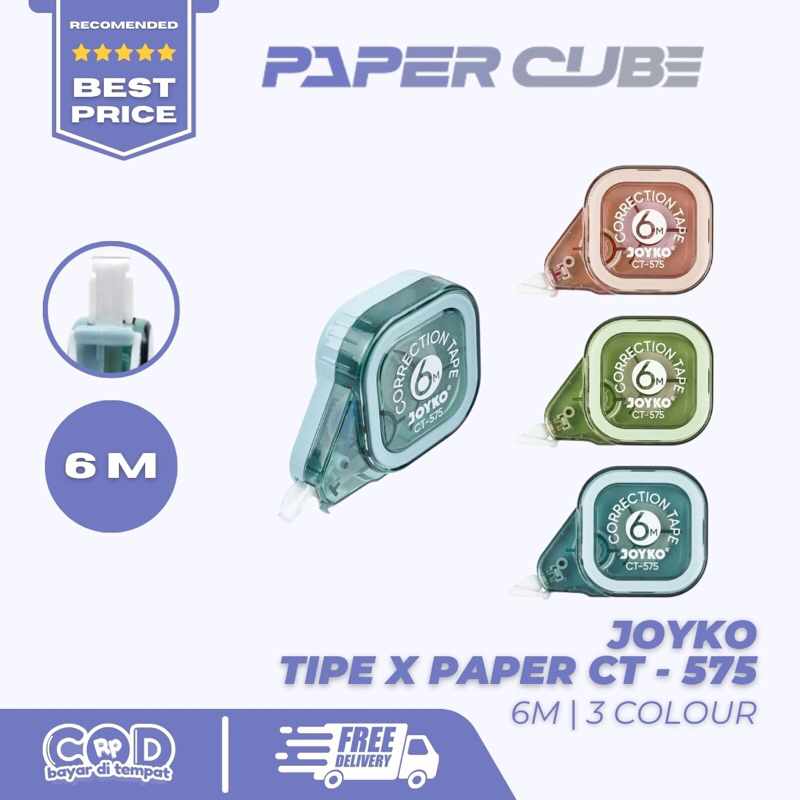 

JOYKO | CORRECTOR TAPE TIPE X STIPO KERTAS CT-575