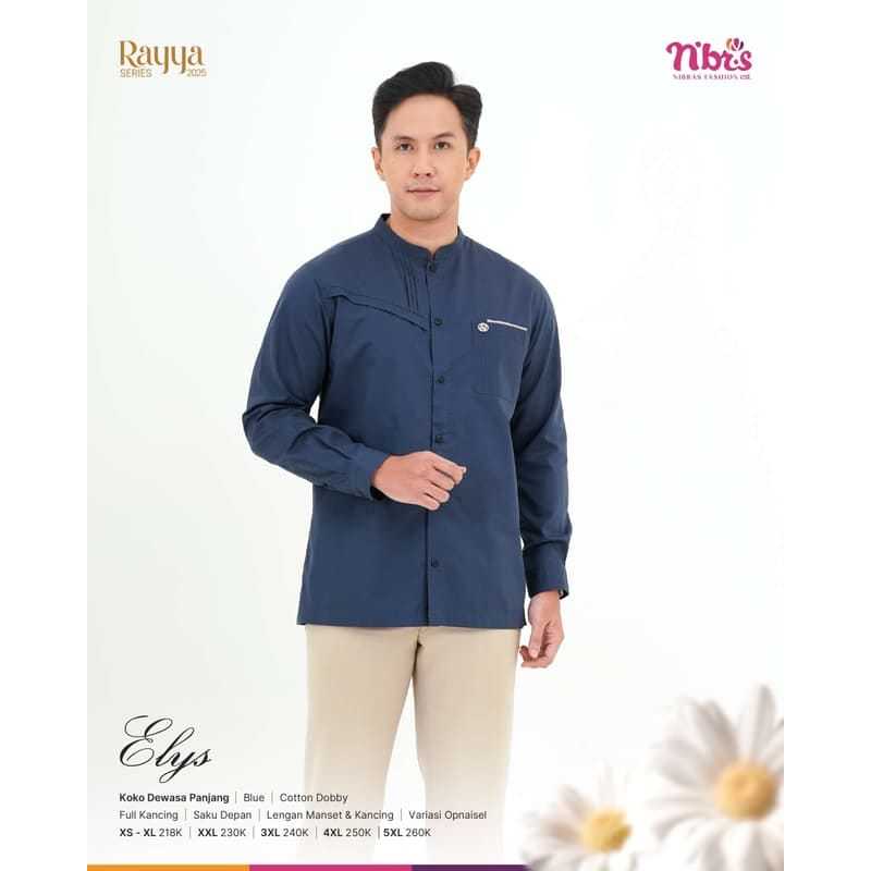 ELYS KOKO NIBRAS / NIBRAS KOKO ELYS / KOKO NIBRAS LENGAN PANJANG / KOKO NIBRAS LENGAN PENDEK / SARIM