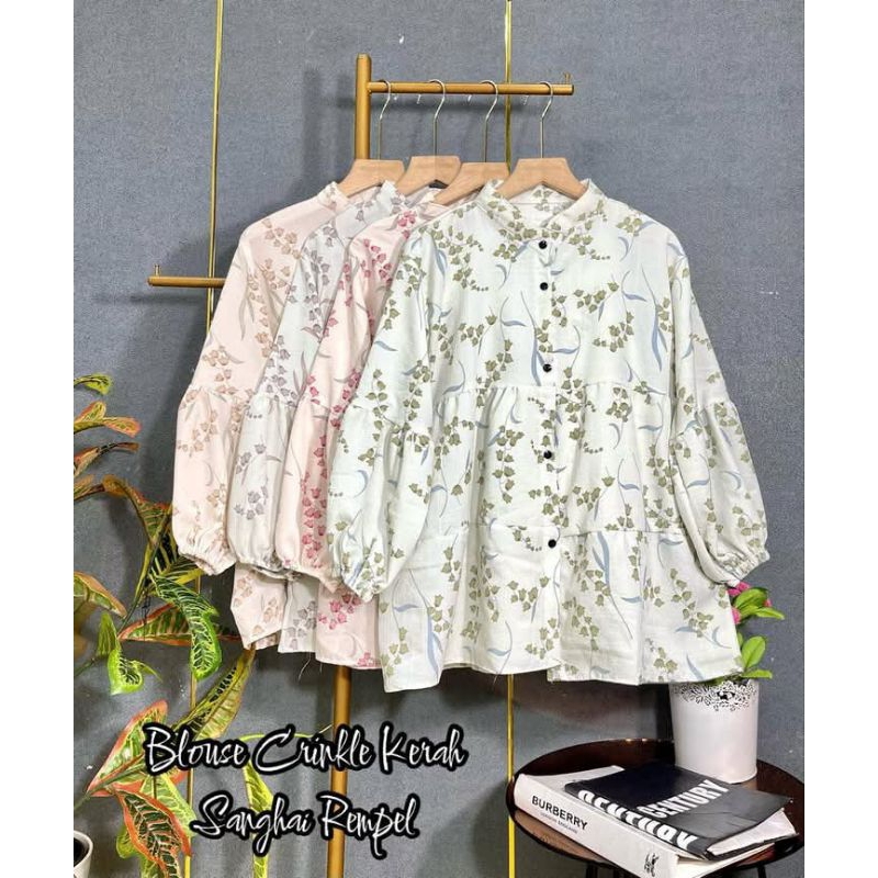 INC PROMO Atasan Cringkel Motif | Atasan Motif Kekinian | Atasan Wanita Korea style | Atasan Remaja 