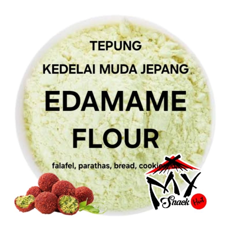 

TEPUNG EDAMAME 50GR KACANG KEDELAI SAYUR JEPANG ORGANIK ORGANIC JAPANESE GREEN SOY BEAN FLOUR POWDER