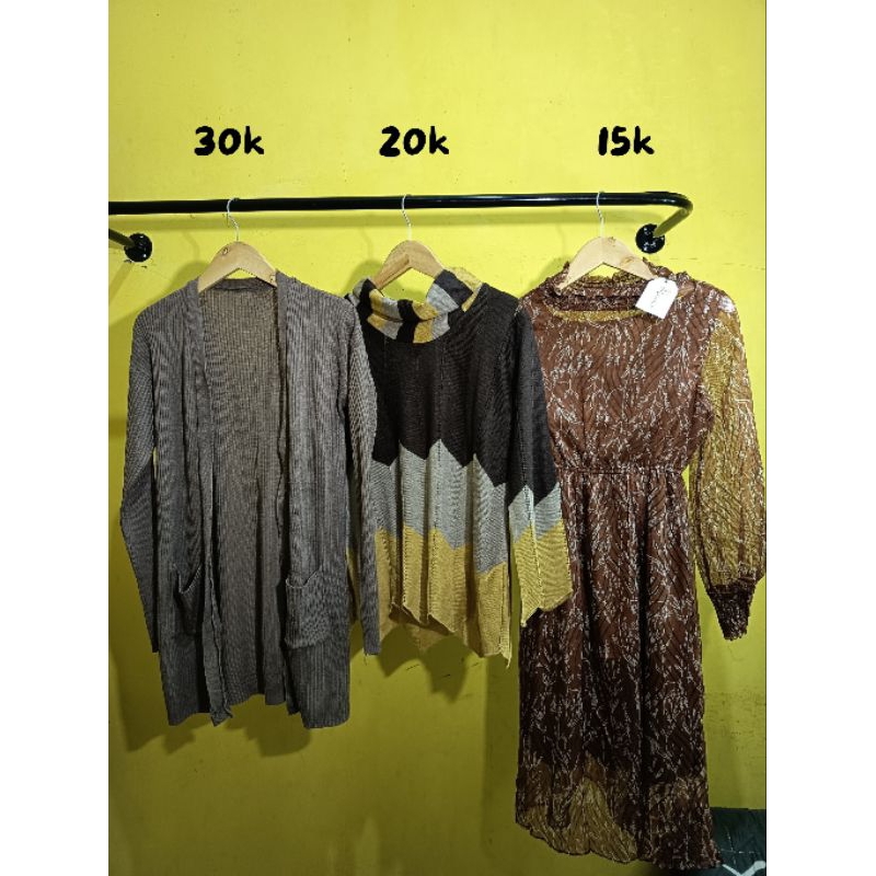 (PL)Preloved Dress, Sweater dan Cardigan