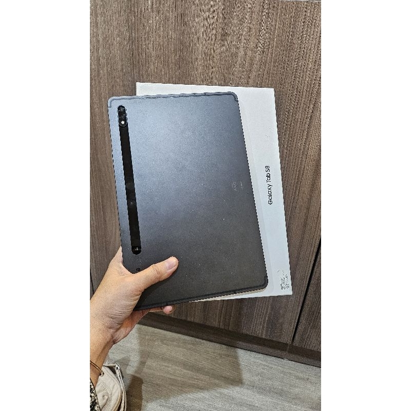 Samsung Tab S8, 8/128, Wifi Only, Fullset, seken, grey
