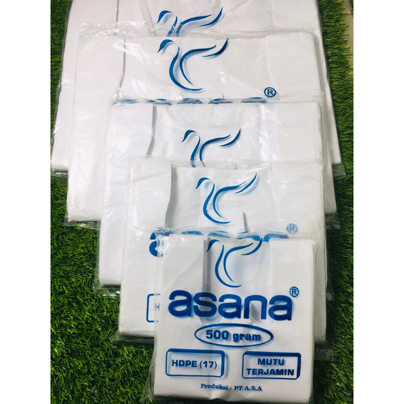 Plastik HDPE Putih Susu Ukuran 17 - 40 - Kantong Kresek Tebal Serbaguna