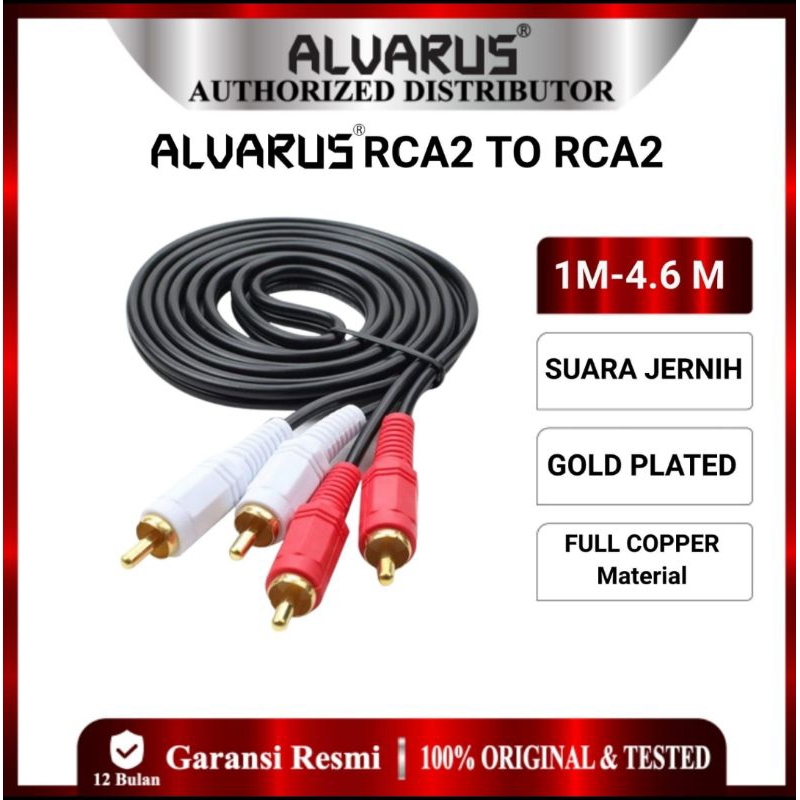 ALVARUS Kabel Audio HP Kabel Audio Komputer Kabel Audio Speaker Kabel Audio Headunit mobil Kabel aud