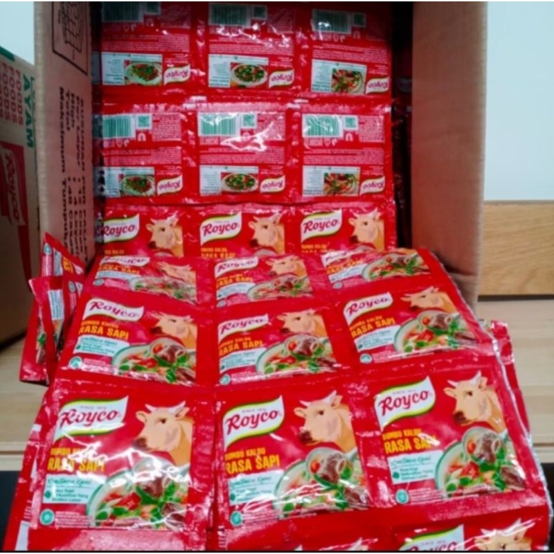 

royco sapi 8g 1 dus isi 24 renceng x 12 pcs