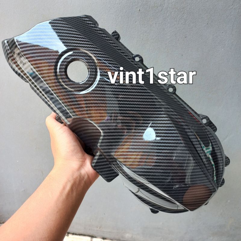 Cover Tutup Cvt Carbon Beat Lama Karbu Beat Fi 2008-2015 Carbon ZORO