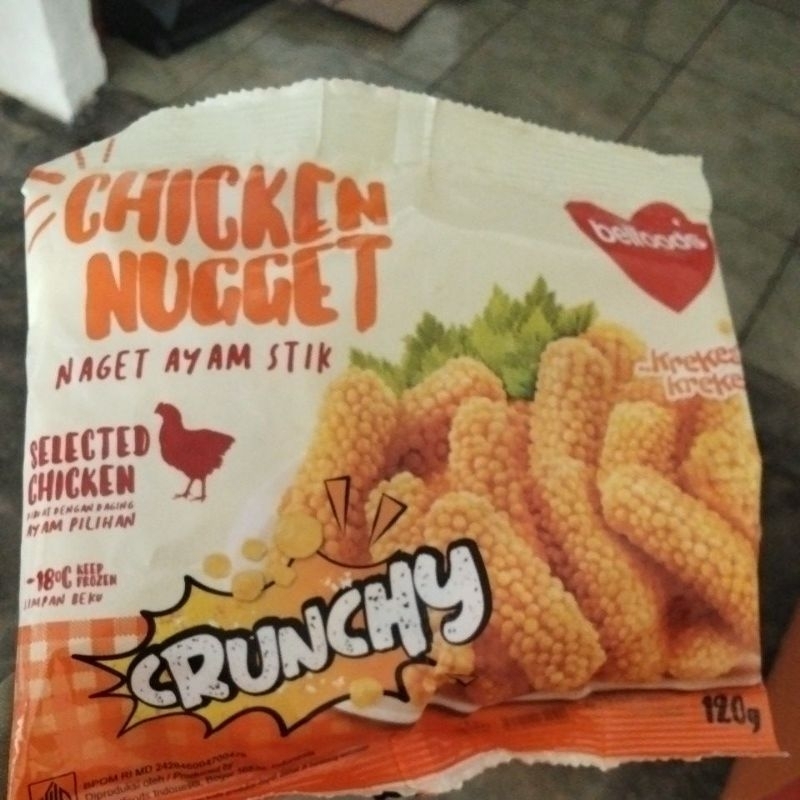 

BELFOODS CHICKEN NUGGETS STIK CRUCHY 120G