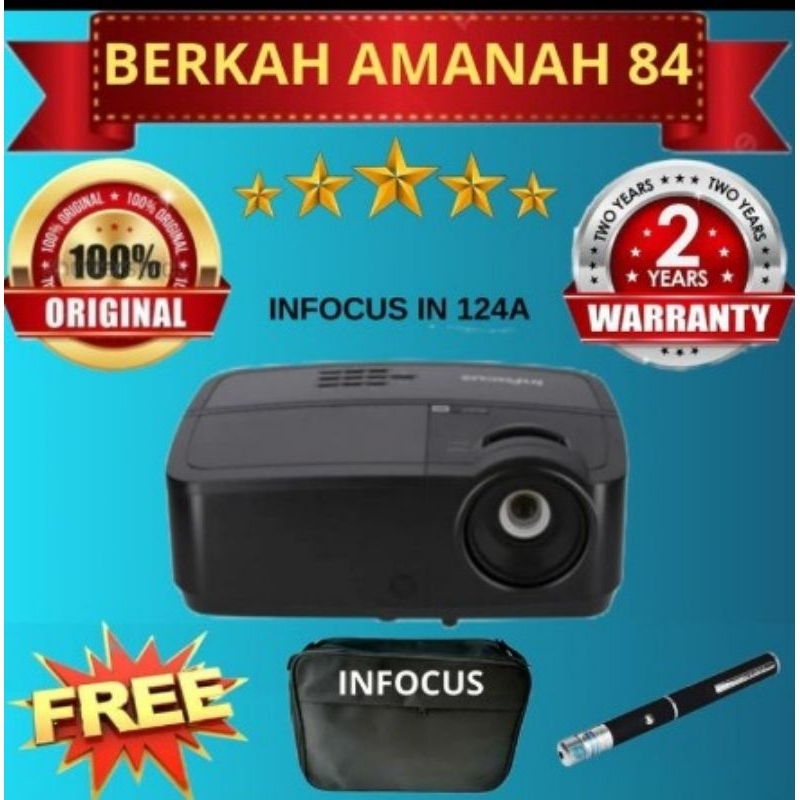 PROYEKTOR INFOCUS IN 124A XGA 3500 LUMENS HDMI
