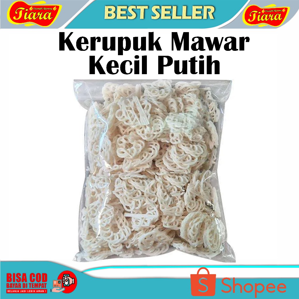 

Kerupuk mawar putih // Kerupuk seblak putih 250g
