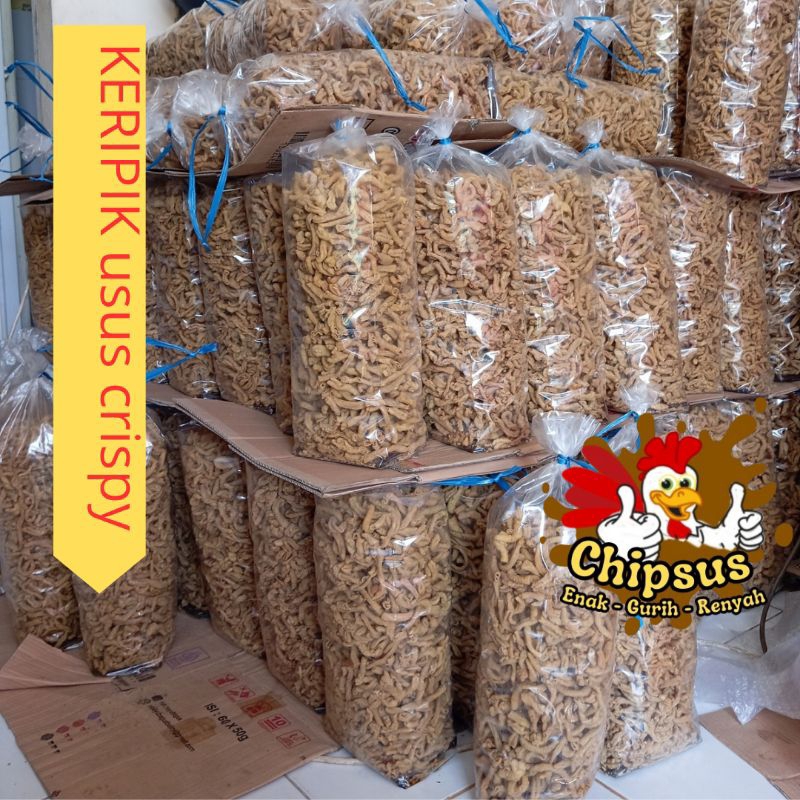 

chipsus - kripik usus ayam crispy pedas daun jeruk 1KG