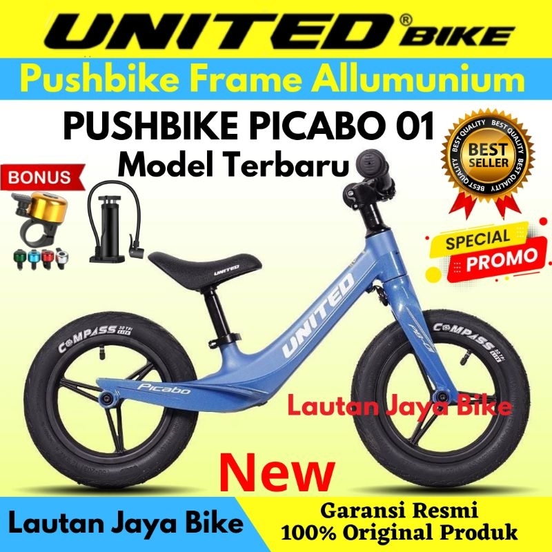 RK PushBike United 12 Picabo PB 01 New Magnesium Frame Racing Whell Push Bike