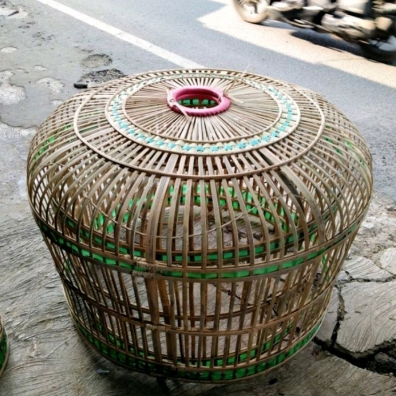 UT460 Set 4 Kurungan Kandang bambu bulat, Umbaran Entok Ayam Jago, dsb PRODUK TERBATAS
