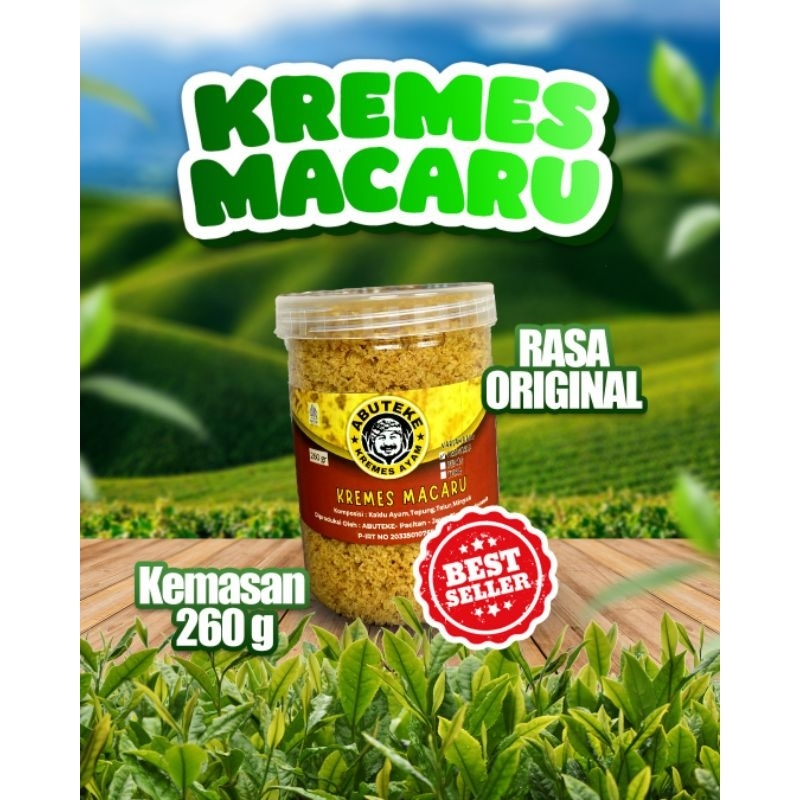 

Kremesan Ayam Viral Kriuk Renyah Original 260 gr Kremes Macaru