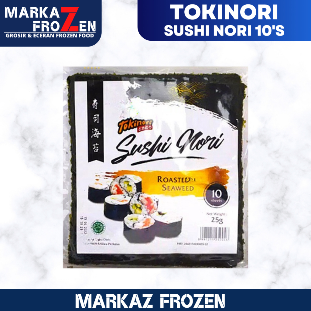 

TOKINORI SUSHI NORI 10 LEMBAR
