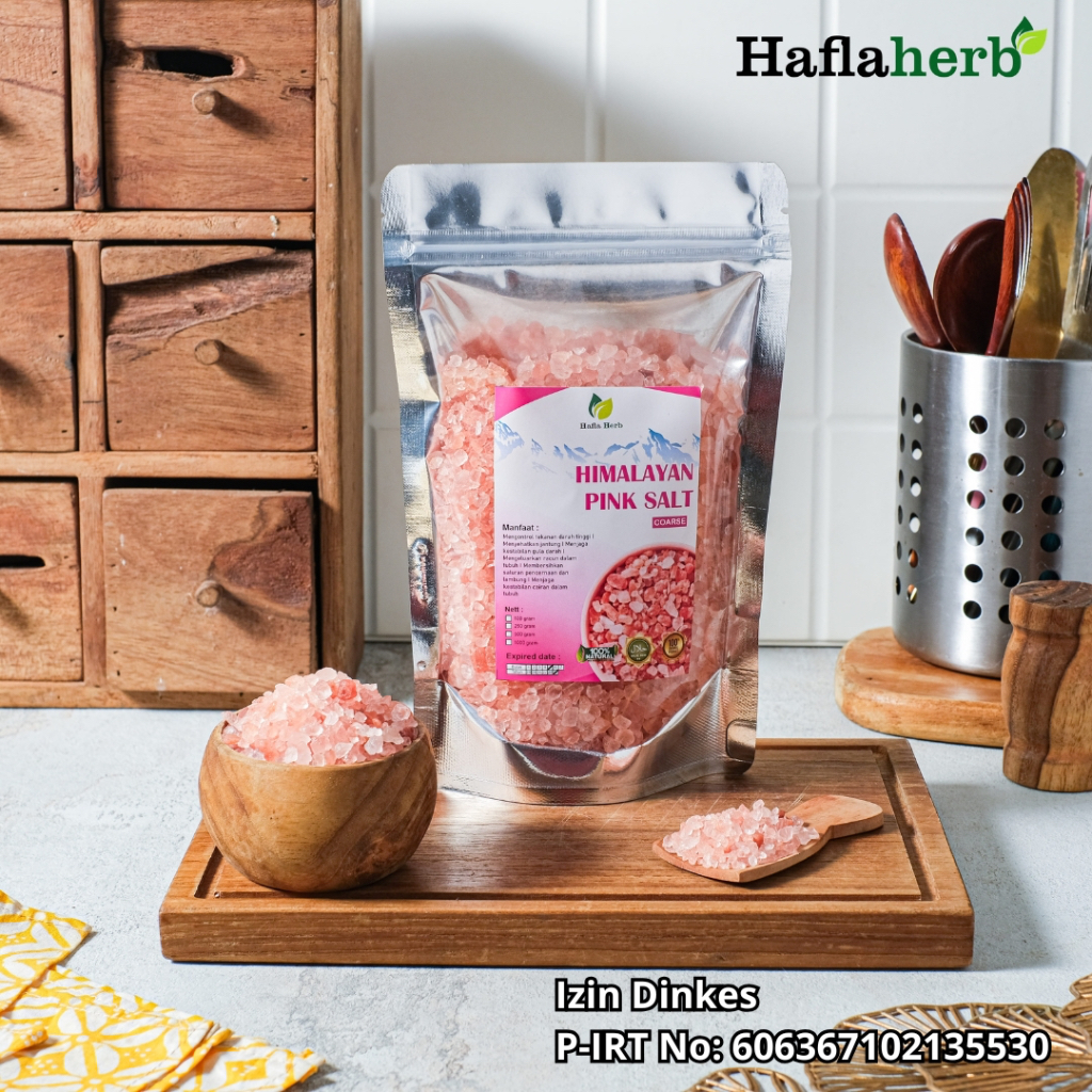 

Garam Himalaya Kasar Coarse Original 250 g Asli Organik Garem Himalayan Salt Kristal Himsalt Organic MPASI