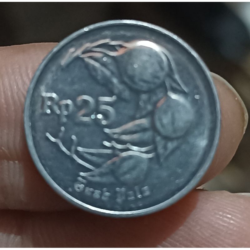 25 RUPIAH PALA 1992