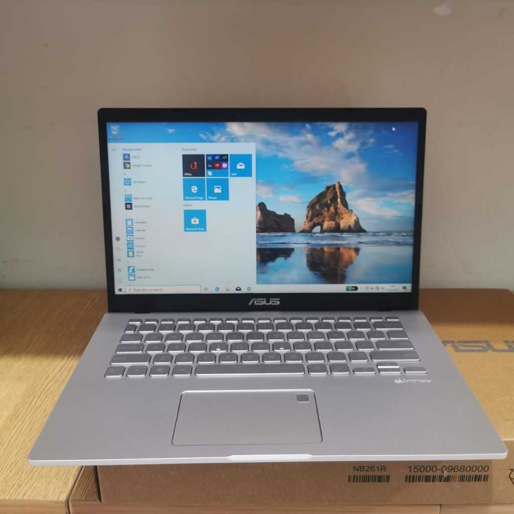 Laptop Asus VivoBook A409UA, Core i3 - 7020U, 4GB/1TB, Silver