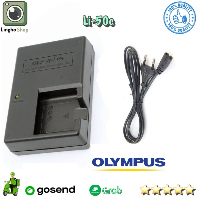 Charger Olympus Li-50c For Baterai Li-50b Battery Camera Olympus Digital