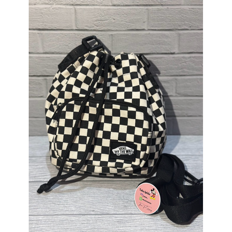 like new - tas bucket vans - authentic