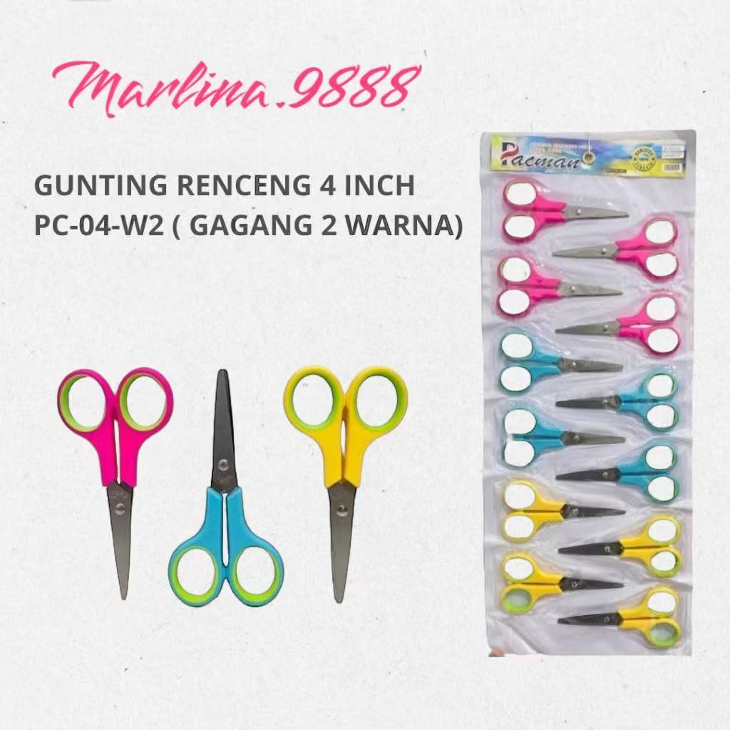 

Gunting harga 1 pcs Murah 6,5 inch Stainles Stell Ladypop Pacman