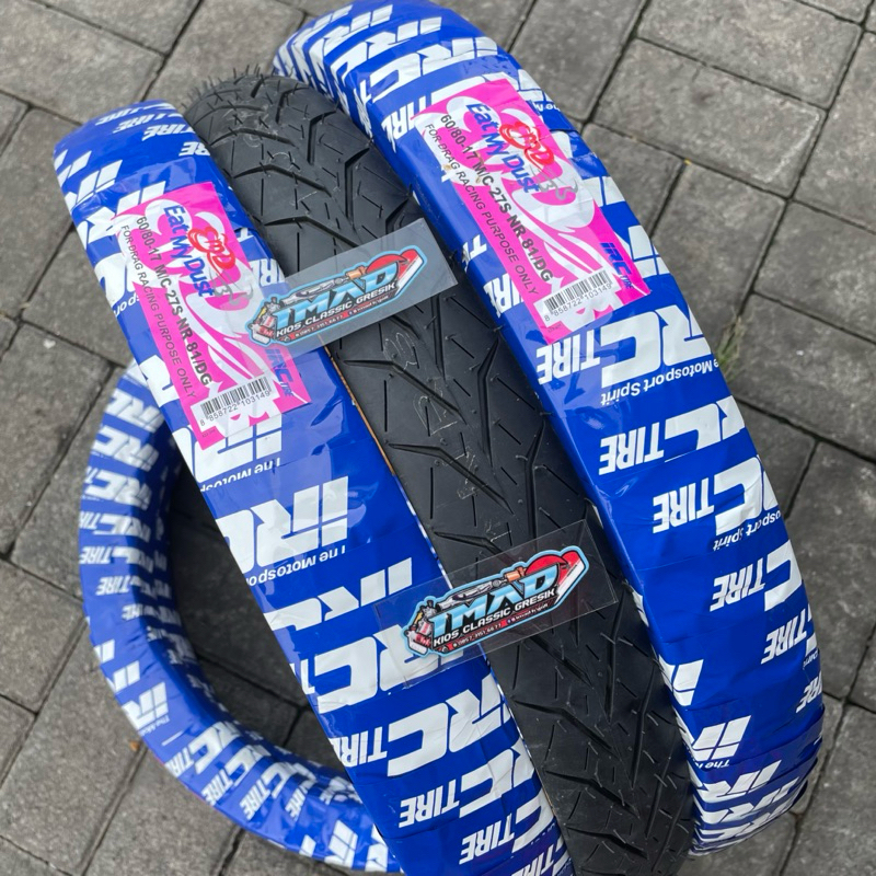 BAN DRAG IRC EAT MY DUST EMD 60/80 RING 17  DRAG RACE ORIGINAL THAILAND