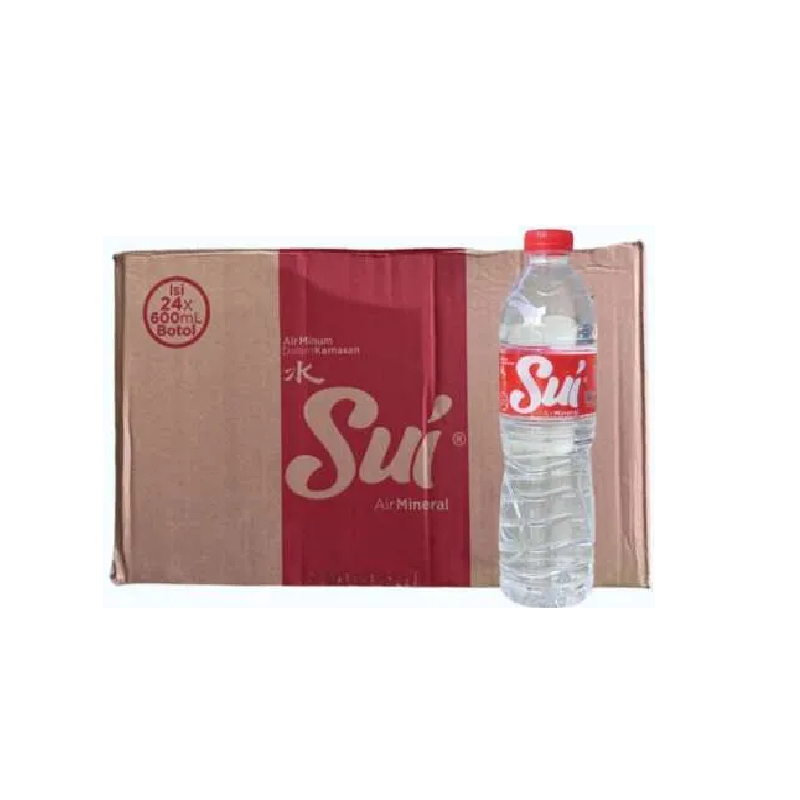 

SUI AIR MINERAL 600ml - 1 KARTON [24 BOTOL]