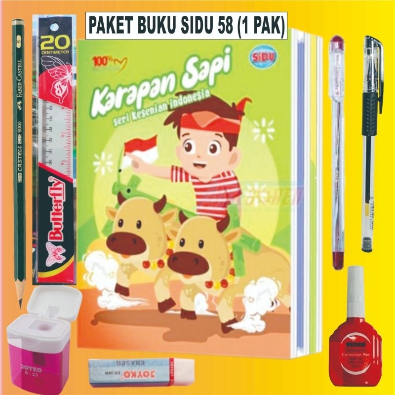

BUKU SIDU 58 1 PAK/PAKET HEMAT/SEKOLAH/LEBIH MURAH