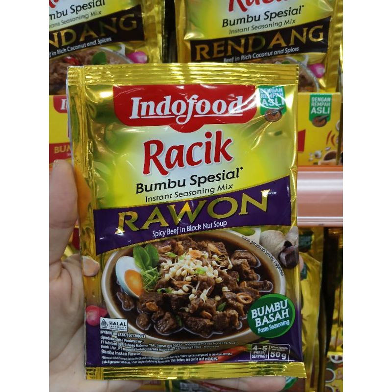 

Racik indofood rawon, kare, gulai dan soto ayam 45g