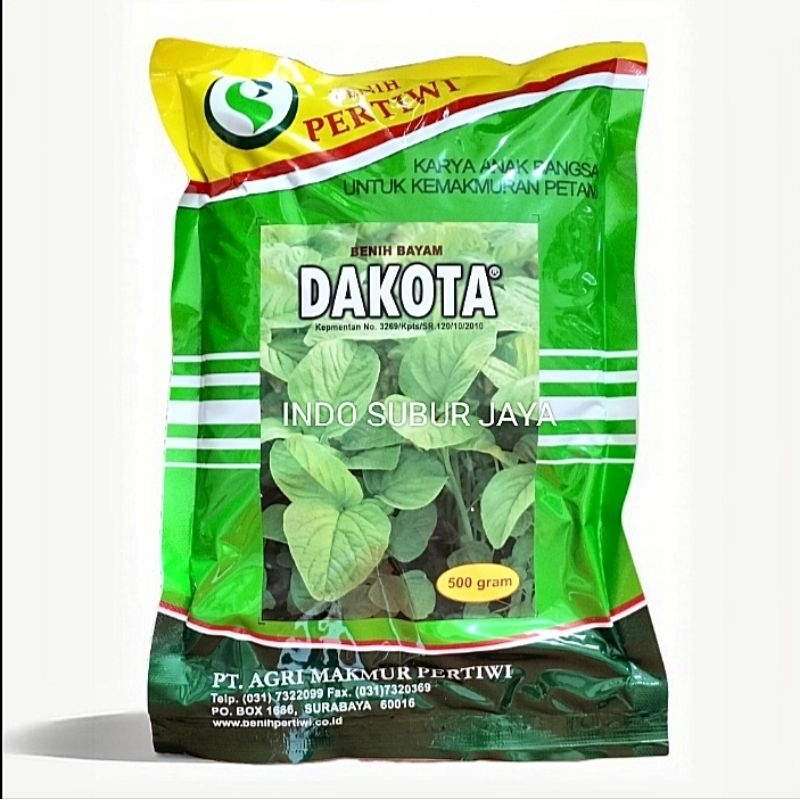 

Dakota Bayam Hijau 500 Gram Cap Pertiwi