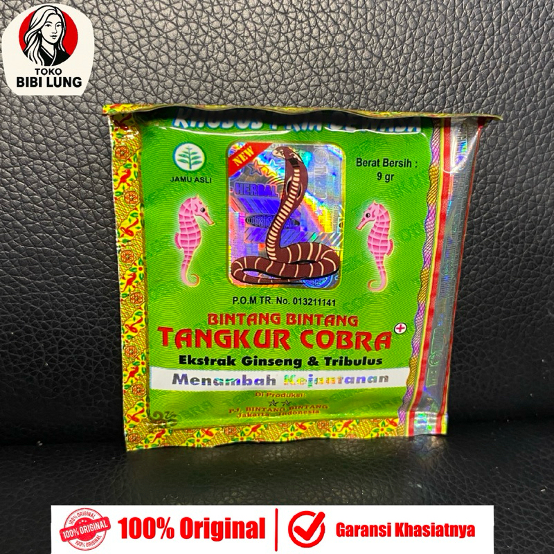 Tangkur Cobra Asli Sasetan - 100% Original - Minuman Serbuk Kesehatan