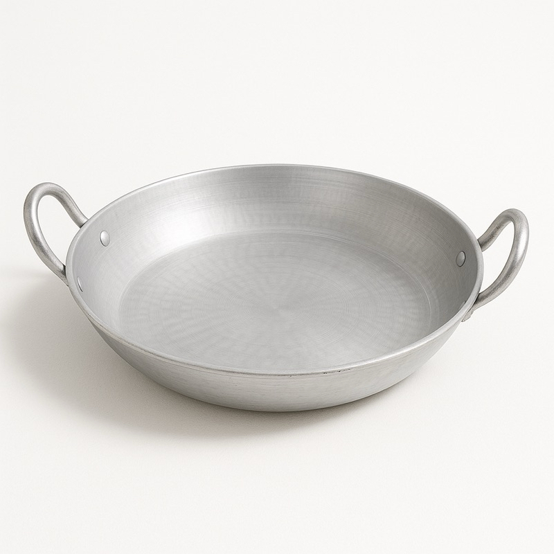 Wajan DATAR Asli Garut Tebal Anti Lengket Anti Karat Ukuran 28cm