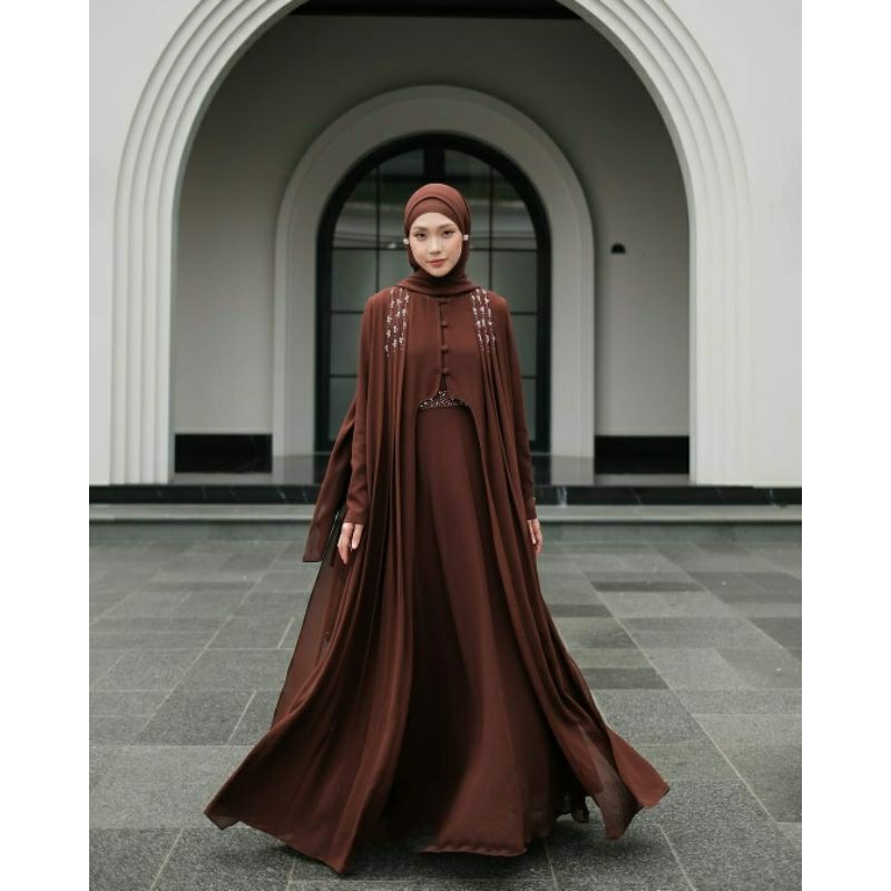 HANEEN ABAYA DRESS KELUARAN TERBARU FASHION WANITA MUSLIM GAMIS KEKINIAN