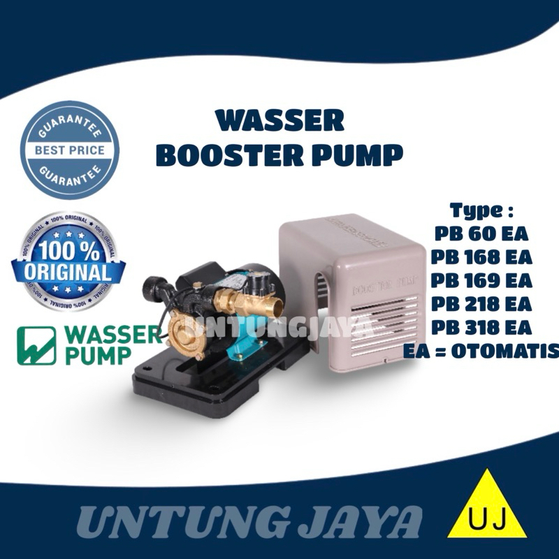 POMPA BOOSTER WASSER PB 168 EA / POMPA PENDORONG WASSER PB168EA / WASSER PB-168EA / JUAL POMPA WASSE