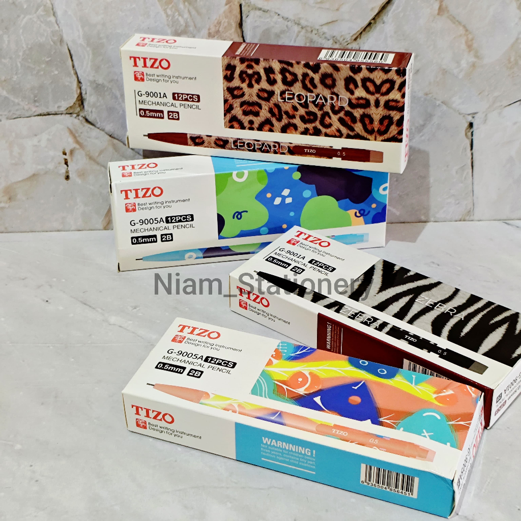 

Azka ECER ( SATUAN ) Pensil Mekanik Tizo Kecil 0.5 mm Pensil Isi Ulang Tizo 0.5mm