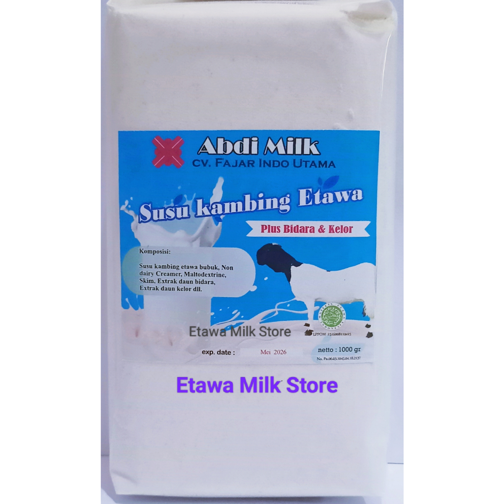 

Susu Kambing Etawa Rasa Plus Bidara Dan Kelor Isi 1 Kg