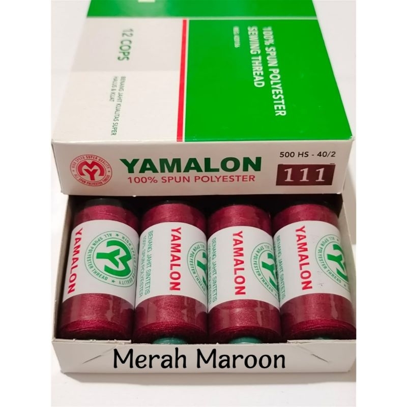 Benang jahit Yamalon 500 yard berkualitas murah grosir
