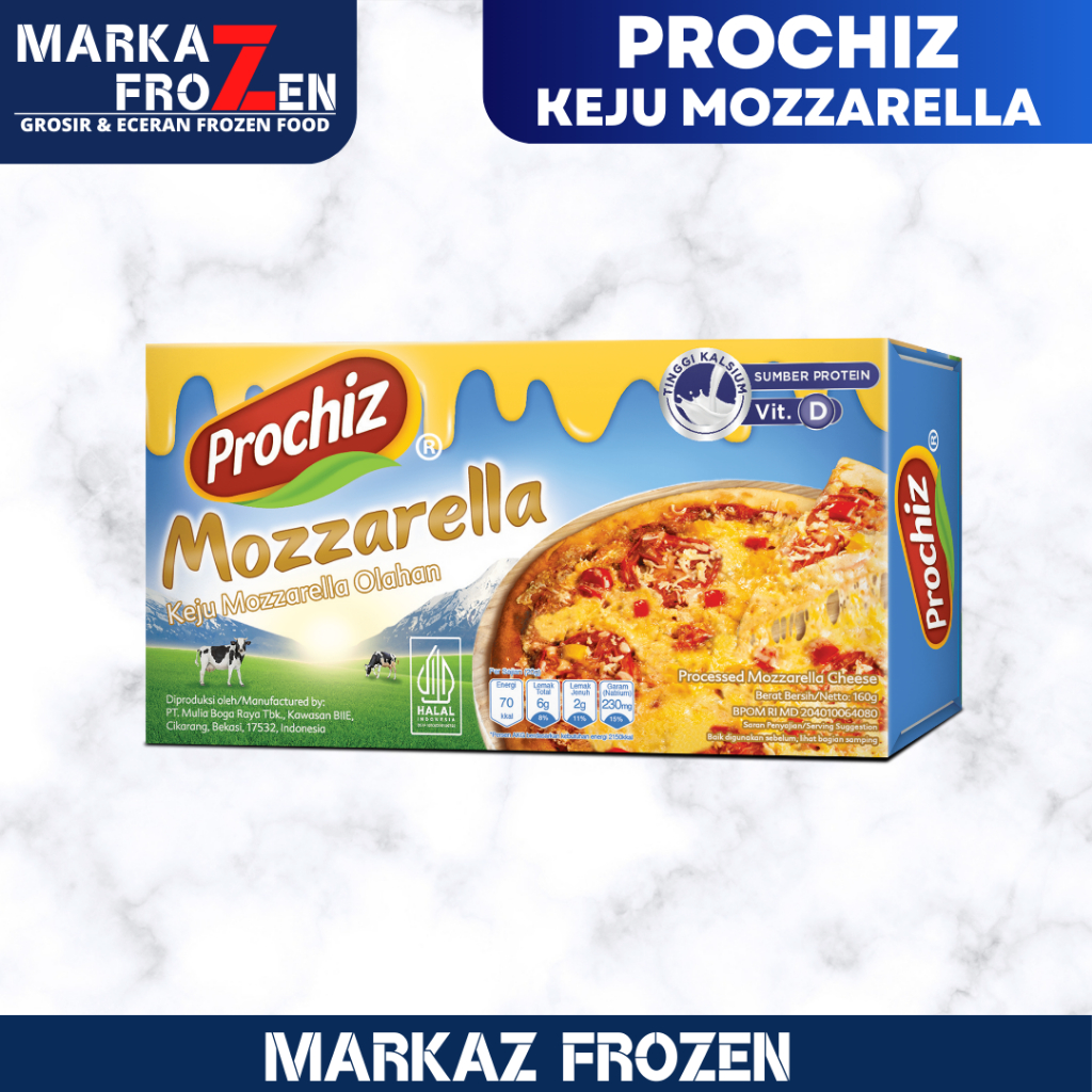 

PROCHIZ KEJU MOZZARELLA 160GR
