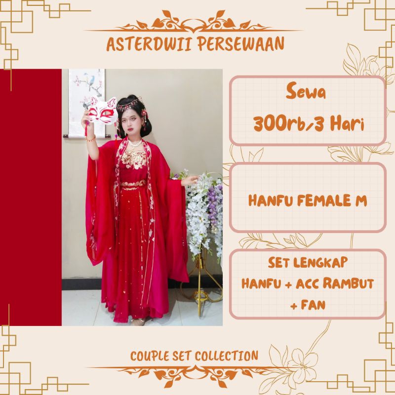 SEWA ATAU RENTAL PAKAIAN TRADISIONAL FOX SPIRIT CHINESE HANFU