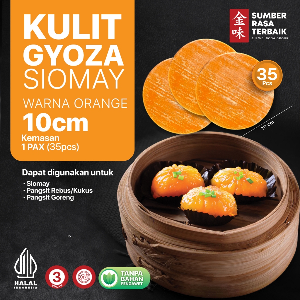 

SRT - KULIT DIMSUM/GYOZA UNGU 10CM HALAL -+ 35PCS TEKSTUR LENTUR DAN TIPIS