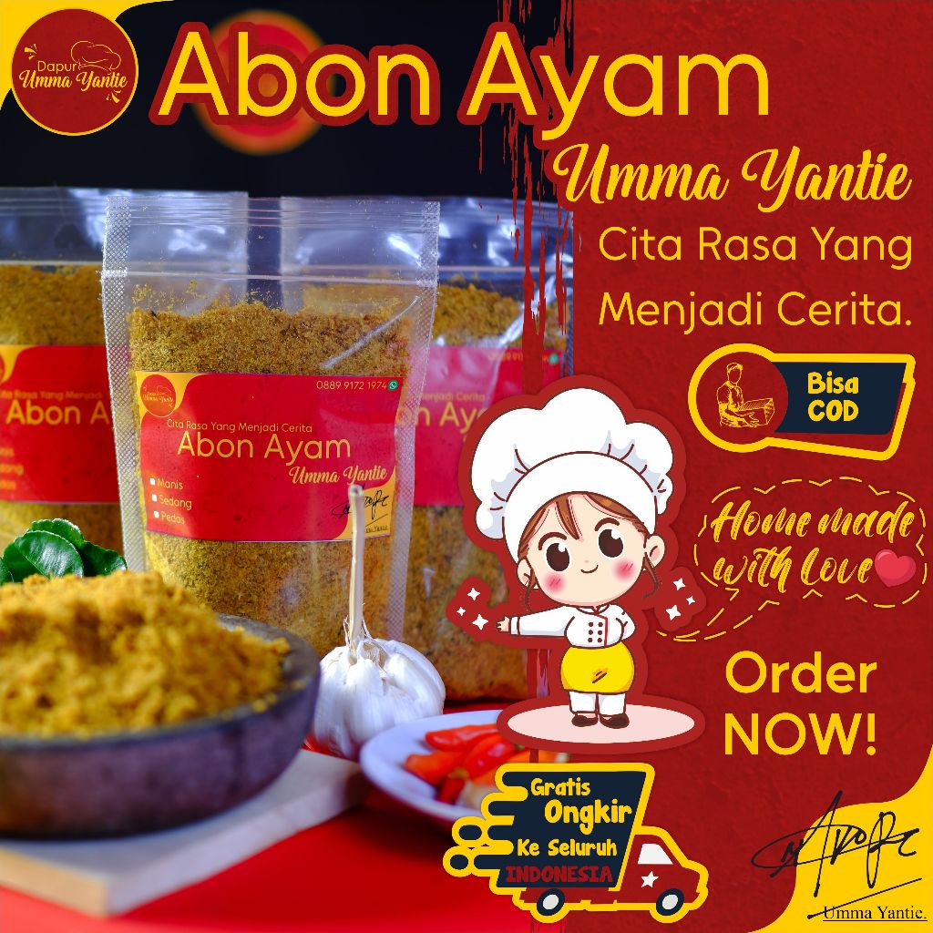 

Abon Ayam Premium 100 Gram dan 150 Gram HALAL Abon Ayam Homemade