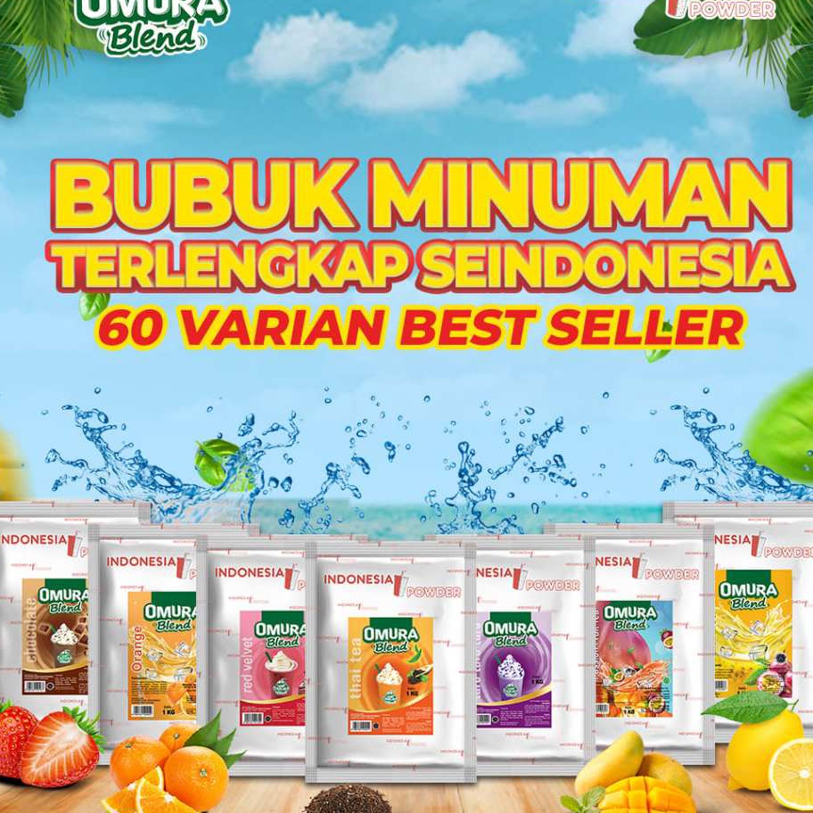 

Terjangkau SERIES OMURA Blend Bubuk Minuman Premium Instant Aneka Rasa Mix Gula Omura Powder 5 GR